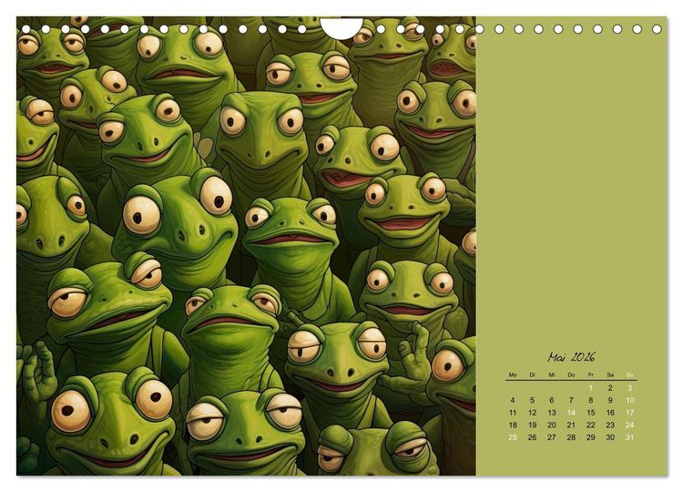 Produktbild: Tierisches Gewimmel (Wandkalender 2026 DIN A4 quer), CALVENDO Monatskalender