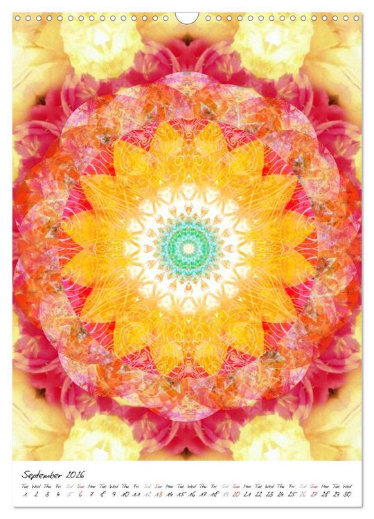 Produktbild: MANDALA COMPOSITIONS (Wall Calendar 2026 DIN A3 portrait), CALVENDO 12 Month Wall Calendar