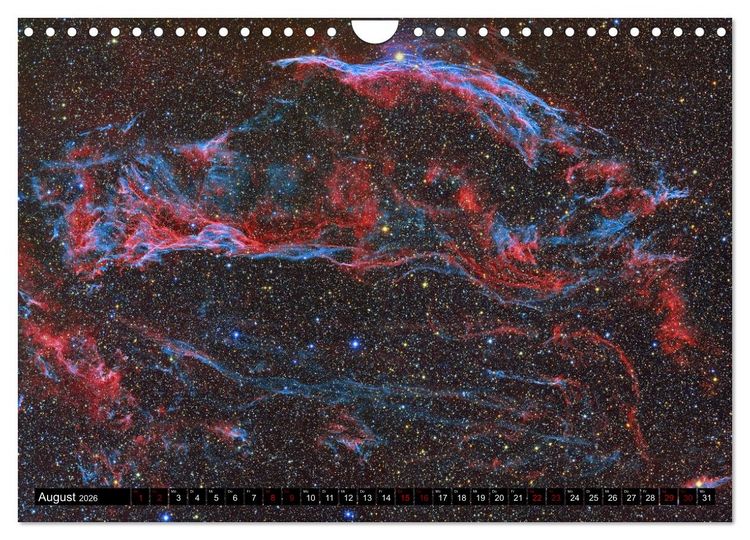 Produktbild: Galaktische Nebel (Wandkalender 2026 DIN A4 quer), CALVENDO Monatskalender