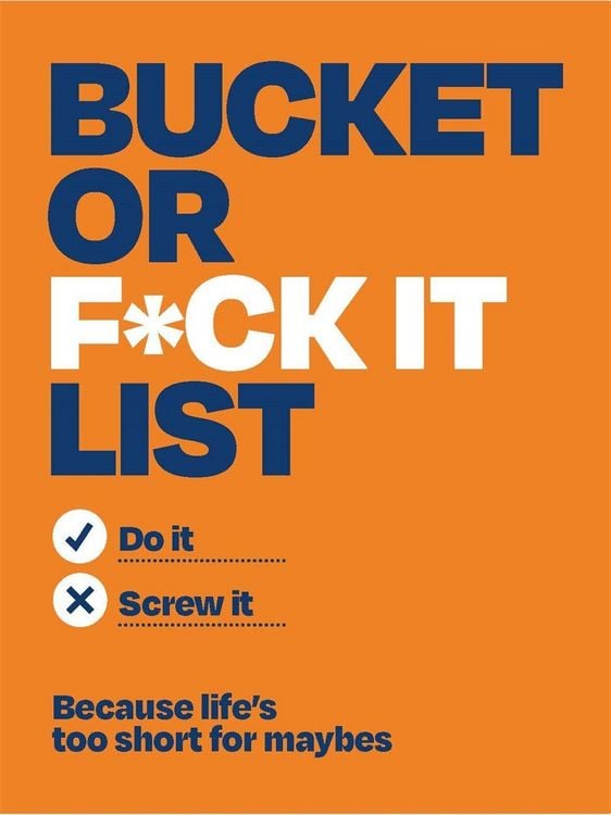 Produktbild: Bucket or F*ck It List