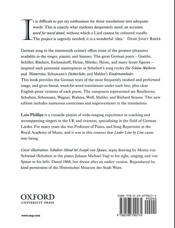 Produktbild: Lieder Line by Line