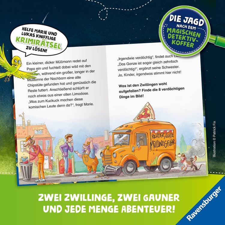 Produktbild: Die Jagd nach dem magischen Detektivkoffer, Band 2 - Vorsicht, Ganoven!