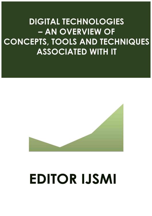 Produktbild: Digital Technologies  an Overview of Concepts, Tools and Techniques Associated with it