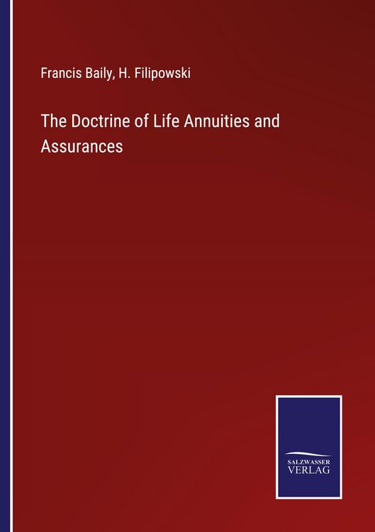 Produktbild: The Doctrine of Life Annuities and Assurances