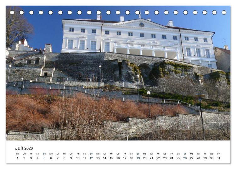Produktbild: Tallinn (Tischkalender 2026 DIN A5 quer), CALVENDO Monatskalender