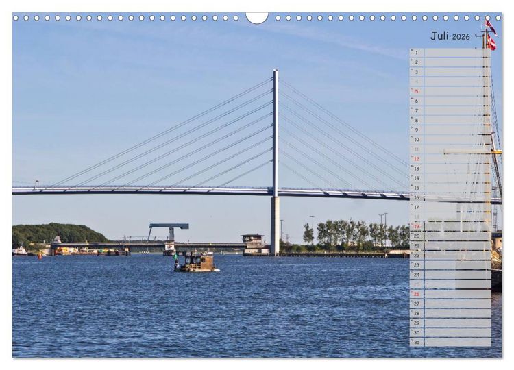 Produktbild: Stralsund. Das Tor zur Insel R&uuml;gen (Wandkalender 2026 DIN A3 quer), CALVENDO Monatskalender