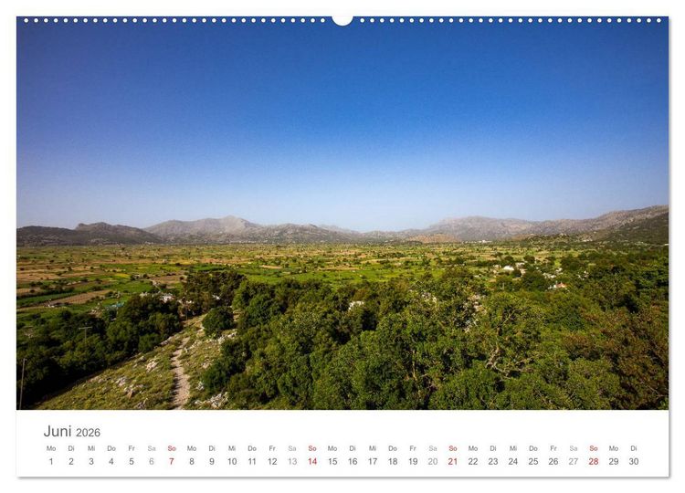 Produktbild: Kreta - Naturlandschaften (Wandkalender 2026 DIN A2 quer), CALVENDO Monatskalender