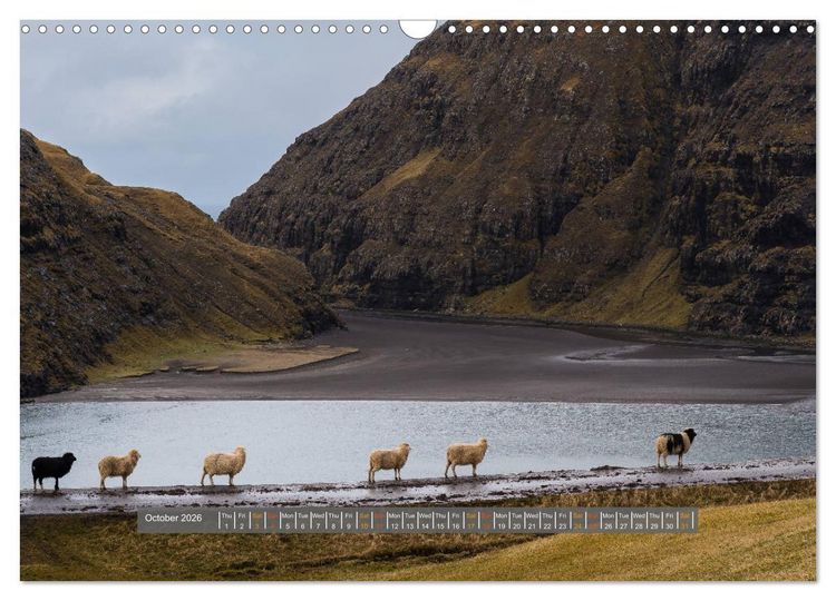 Produktbild: Spectacular beauty - Faroe Islands (Wall Calendar 2026 DIN A3 landscape), CALVENDO 12 Month Wall Calendar