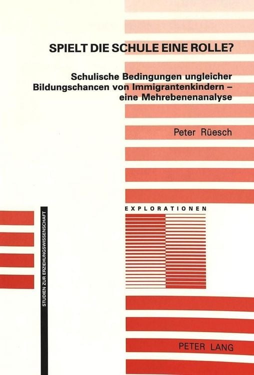 Produktbild: R&uuml;esch, P: Spielt die Schule eine Rolle?
