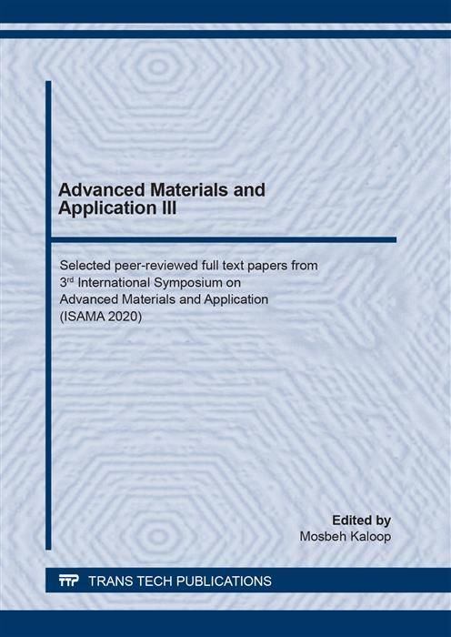 Produktbild: Advanced Materials and Application III