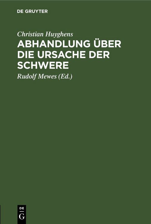 Produktbild: Abhandlung &uuml;ber die Ursache der Schwere