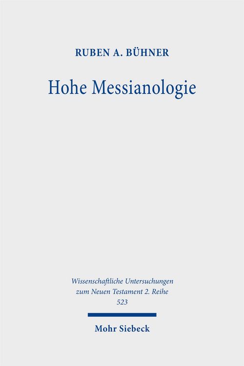 Produktbild: Hohe Messianologie