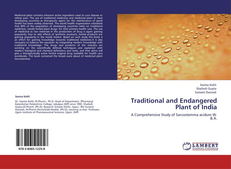 Produktbild: Traditional and Endangered Plant of India