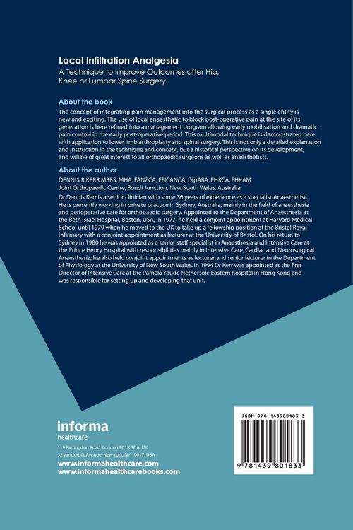 Produktbild: Local Infiltration Analgesia