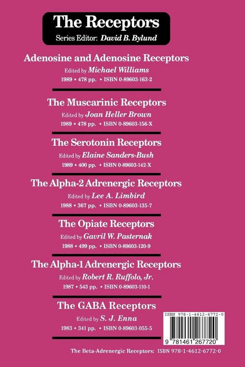 Produktbild: The Beta-Adrenergic Receptors