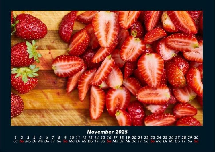 Produktbild: Obstkalender 2025 Fotokalender DIN A4