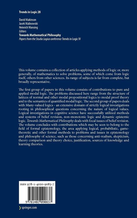 Produktbild: Towards Mathematical Philosophy