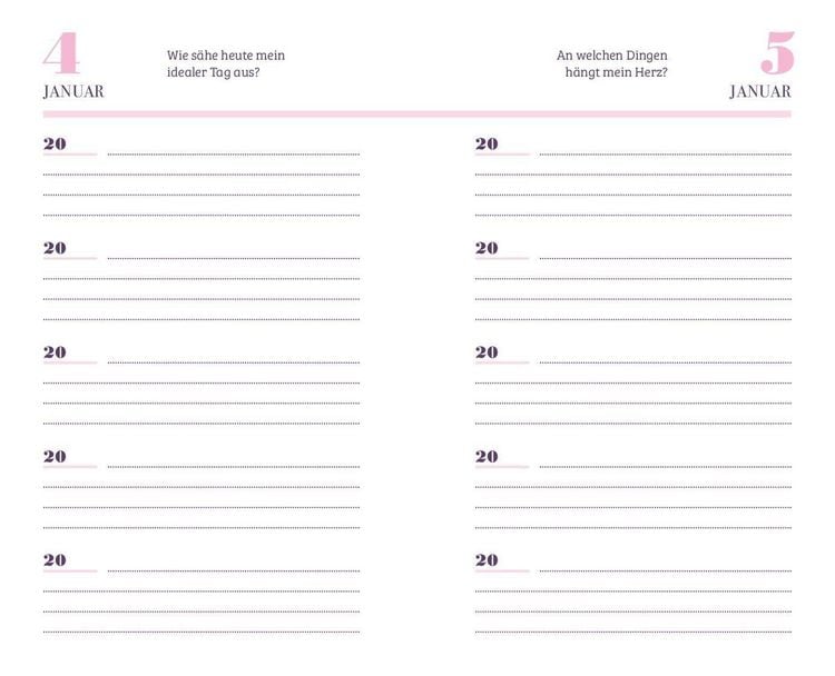 Produktbild: 5 Jahre - Mein Tagebuch mit 365 Fragen (Cherry Blossom)