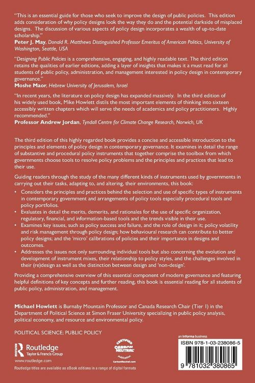 Produktbild: Designing Public Policies