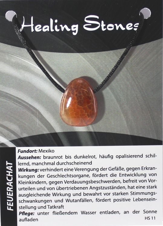 Produktbild: Feuerachat Healing Stones Maxicard