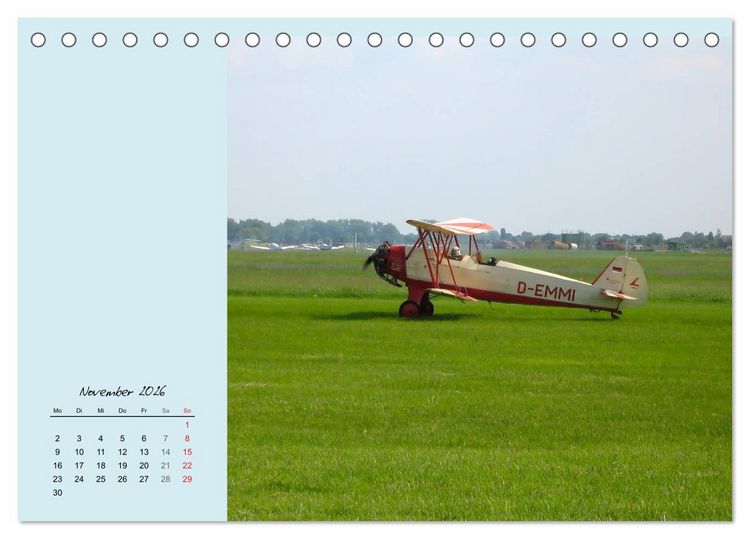 Produktbild: Sportliche Kunstflieger (Tischkalender 2026 DIN A5 quer), CALVENDO Monatskalender