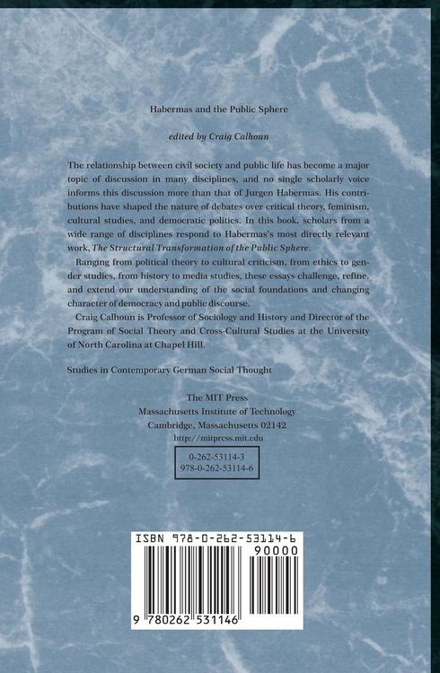 Produktbild: Habermas and the Public Sphere