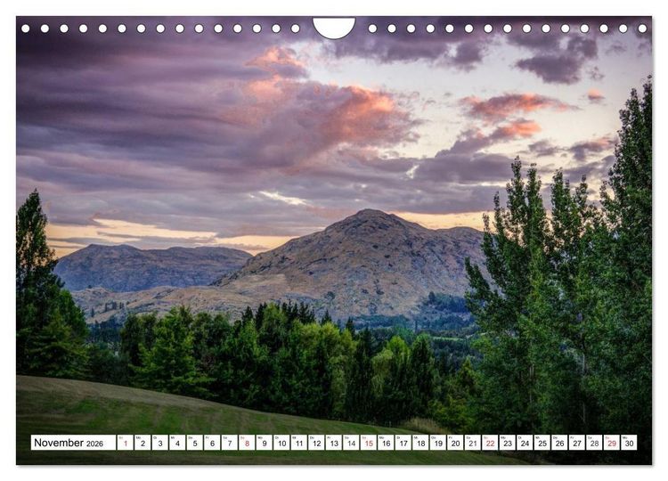 Produktbild: Neuseeland. Traumhafte Naturlandschaften (Wandkalender 2026 DIN A4 quer), CALVENDO Monatskalender