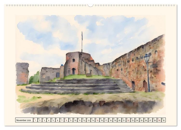 Produktbild: Deutsche Weinstra&szlig;e - Genuss und Natur (hochwertiger Premium Wandkalender 2026 DIN A2 quer), Kunstdruck in Hochglanz