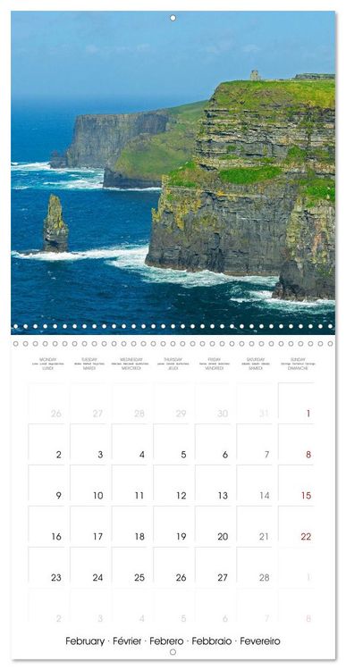 Produktbild: Places to visit in Ireland (Wall Calendar 2026 12 &times; 12 Inch) CALVENDO 12 Month Wall Calendar