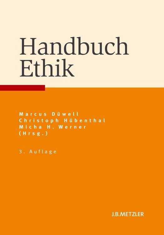Produktbild: Handbuch Ethik