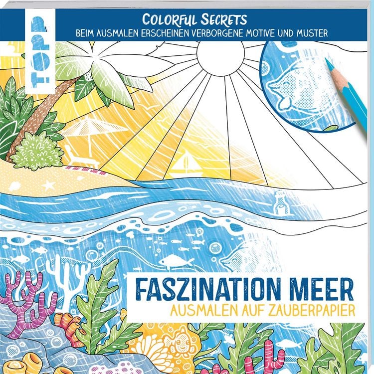Produktbild: Colorful Secrets - Faszination Meer (Ausmalen auf Zauberpapier)
