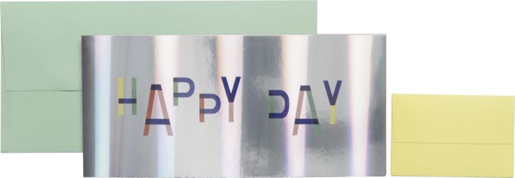 Produktbild: Geschenkkarte 11x23cm Nica si