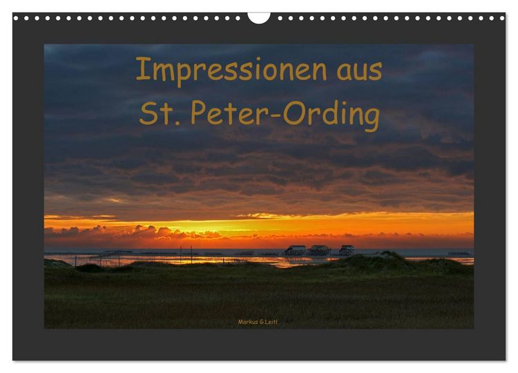 Produktbild: Impressionen aus St. Peter-Ording (Wandkalender 2025 DIN A3 quer), CALVENDO Monatskalender