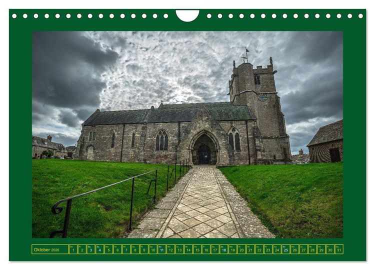 Produktbild: Rundreise: Dorset in sieben Tagen (Wandkalender 2026 DIN A4 quer), CALVENDO Monatskalender