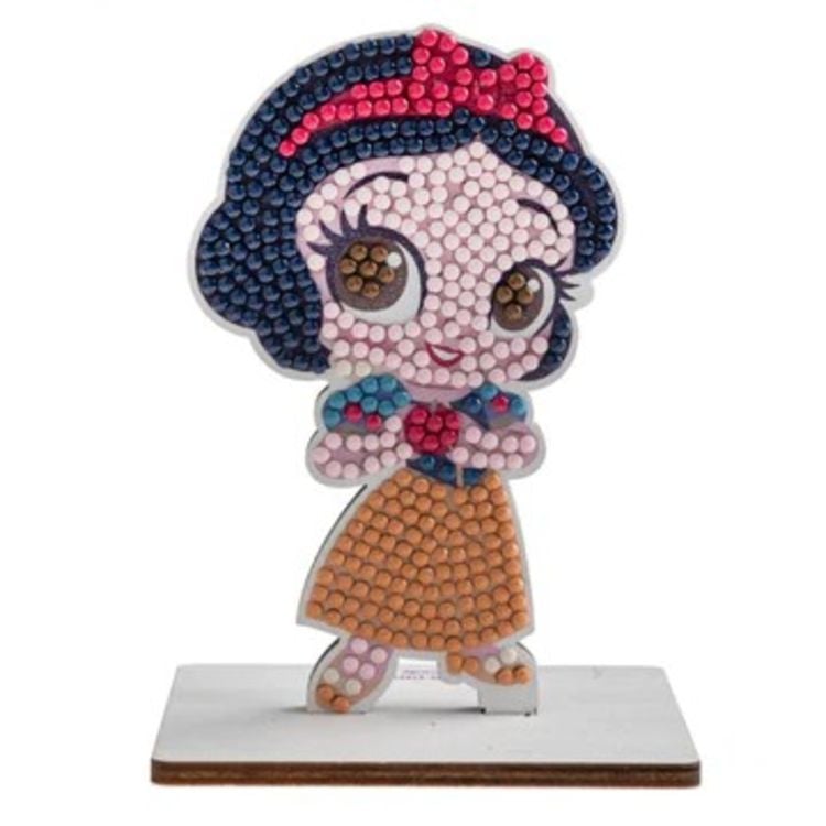 Produktbild: Craft Buddy CAFGR-DNY003 - Crystal Art Buddies, Snow White Disney Series 2, Schneewittchen, Figur 11cm, Kristallkunst-Bastelset