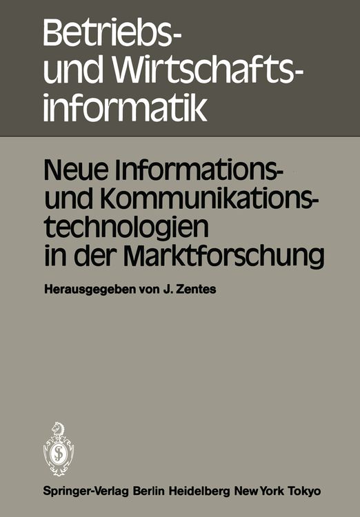 Produktbild: Neue Informations- und Kommunikationstechnologien in der Marktforschung