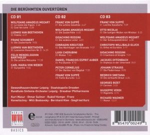 Produktbild: Masur/Suitner/Kempe/GOL/SD: Ber&uuml;hmten Ouvert&uuml;ren/Famous Over