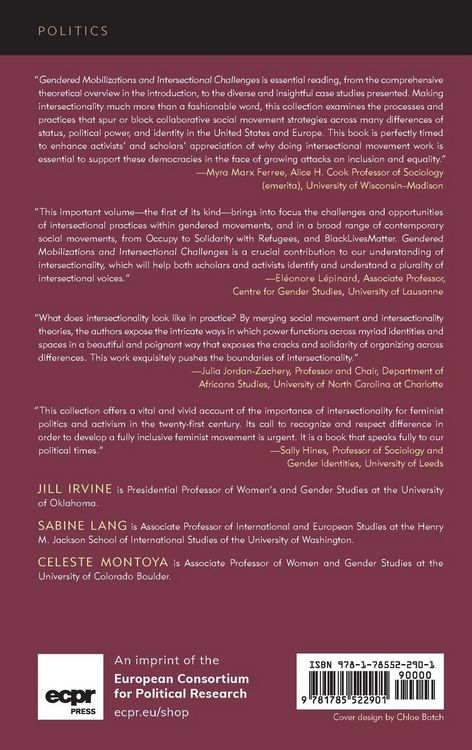 Produktbild: Gendered Mobilizations and Intersectional Challenges