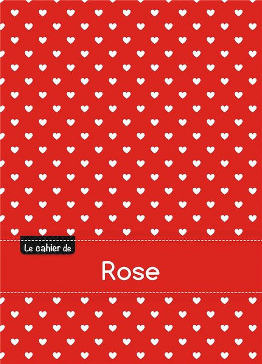 Produktbild: Cahier rose blanc,96p,a5