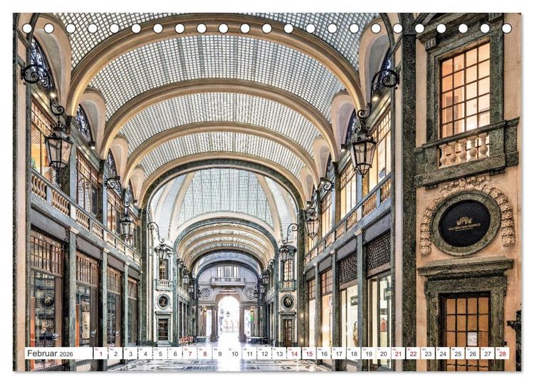 Produktbild: Turin - Zwischen Kaffeeh&auml;usern und K&ouml;nigsschl&ouml;ssern (Tischkalender 2026 DIN A5 quer), CALVENDO Monatskalender