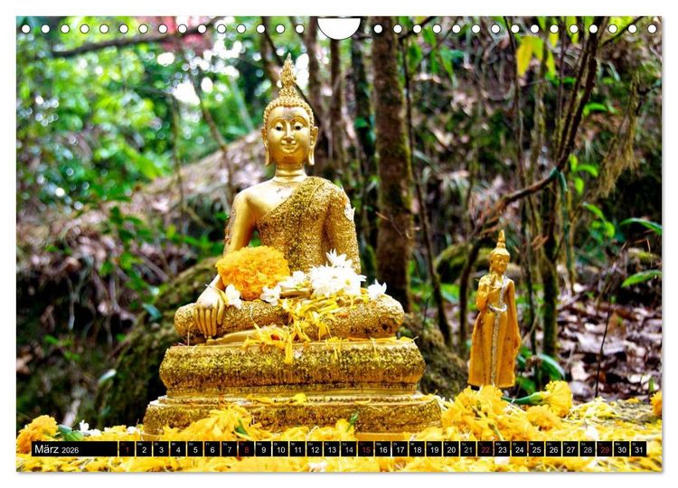 Produktbild: Thailand - Ein bezauberndes K&ouml;nigreich (Wandkalender 2026 DIN A4 quer), CALVENDO Monatskalender