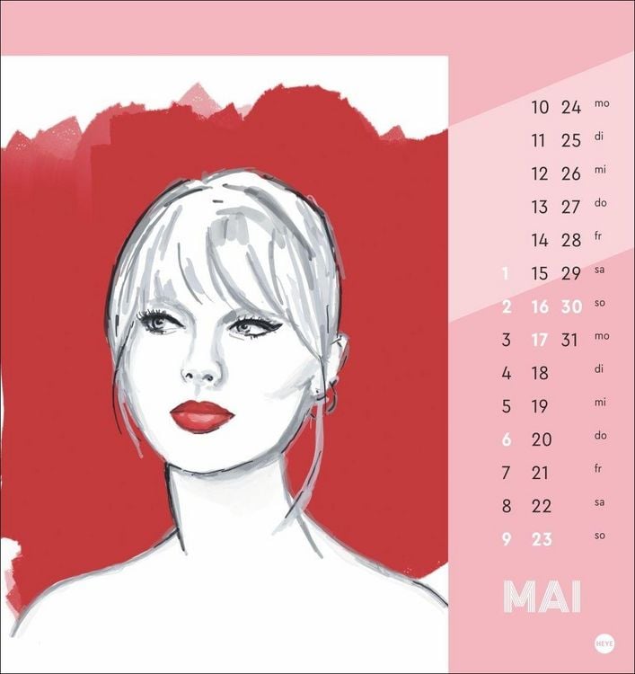 Produktbild: Taylor Postkartenkalender 2027
