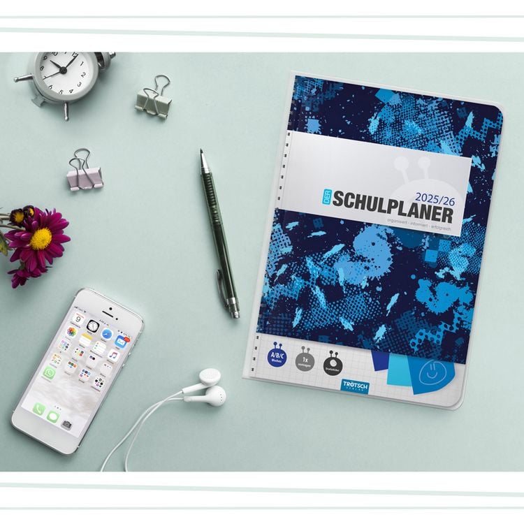 Produktbild: Trötsch Schulplaner Blau 25/26