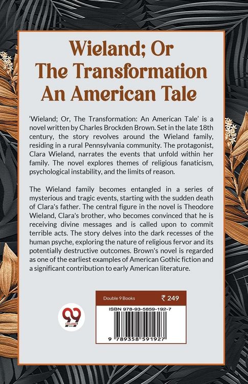 Produktbild: Wieland; Or The Transformation An American Tale