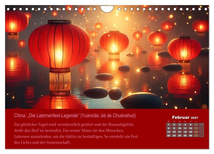 Produktbild: 12 M&auml;rchen unserer Welt (Wandkalender 2027 DIN A4 quer), CALVENDO Monatskalender