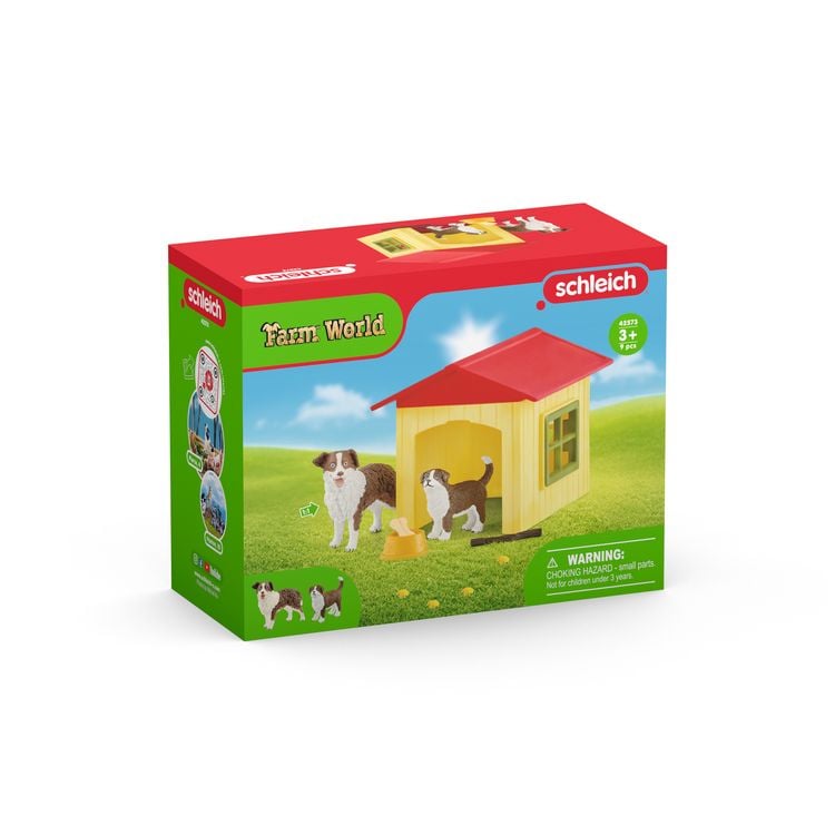 Produktbild: schleich&reg; 42573 Hundeh&uuml;tte mit Australian Shepherd-Welpe