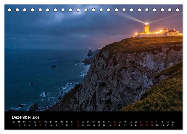 Produktbild: Wundervolles Portugal (Tischkalender 2026 DIN A5 quer), CALVENDO Monatskalender