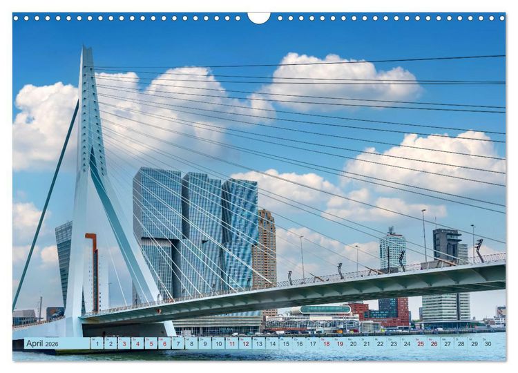 Produktbild: Rotterdam - modern und pulsierend (Wandkalender 2026 DIN A3 quer), CALVENDO Monatskalender