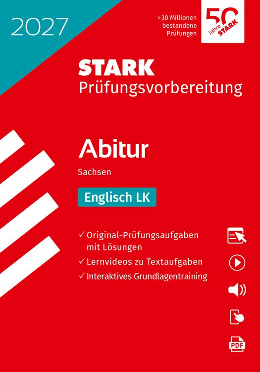 Produktbild: STARK Englisch LK - Abitur 2027 Sachsen - Pr&uuml;fungsvorbereitung