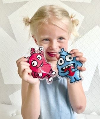 Produktbild: Beleduc 53140 - Helfermonster Kalt & Warm-Kompressen f&uuml;r Kinder